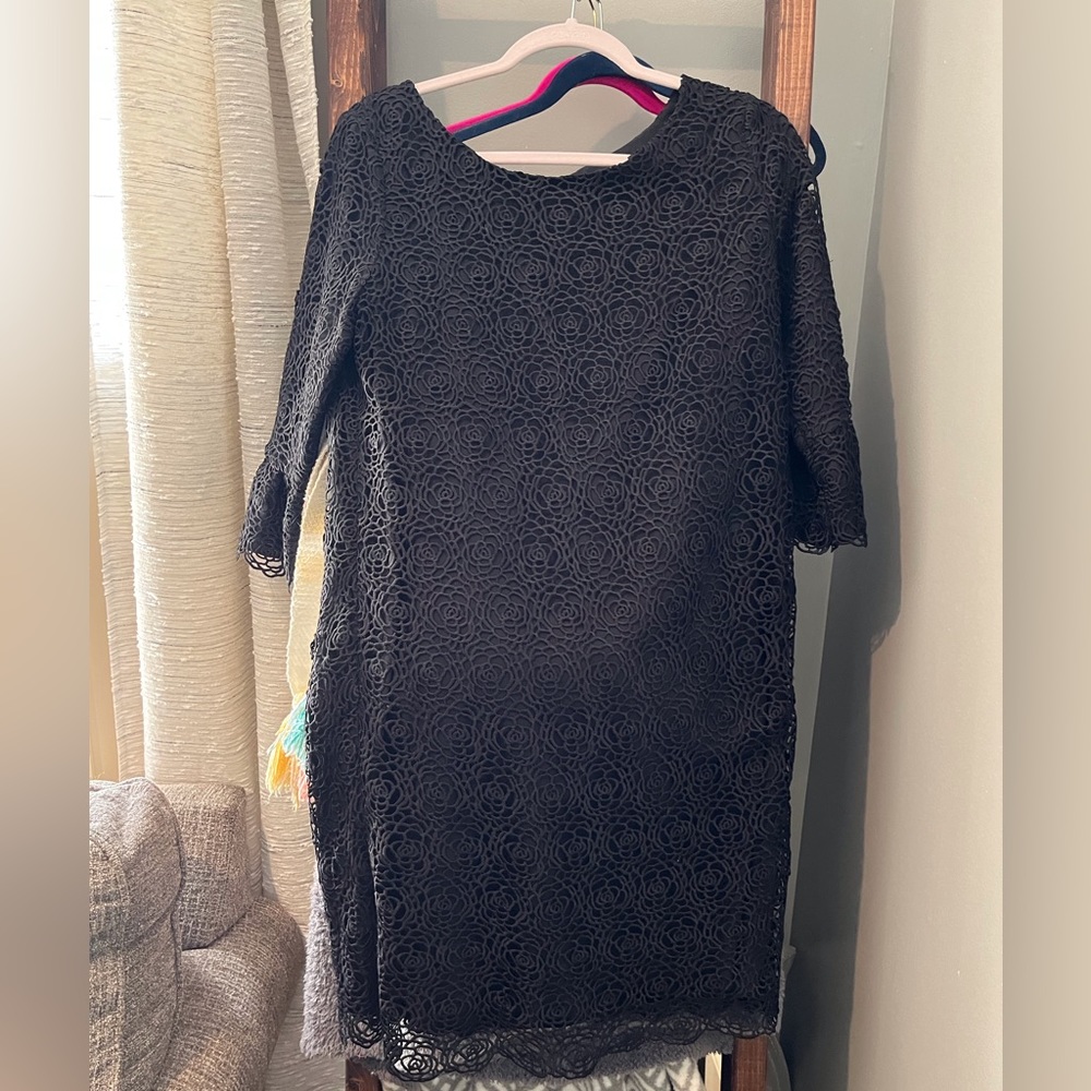 Sail to Sable roses lace cutout dress size 8